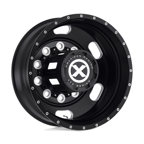 Atx AO402 INDY Satin Black Milled - Rear | 24.5x8.25 | 10x11.25 | -168 | 220.1mm