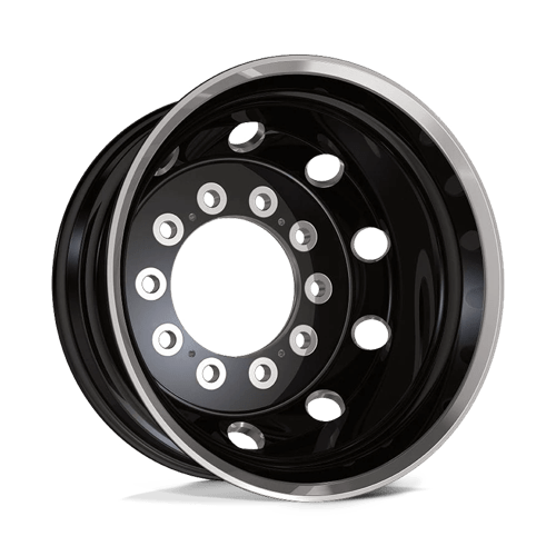 Atx AO404 JOURNEY Satin Black W/ Polished Lip - Rear Outer | 22.5x8.25 | 10x11.25 | -168 | 220.1mm