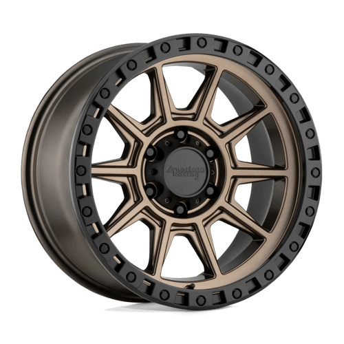 American Racing AR202 Matte Bronze W/ Black Lip | 18x9 | 6x5.5 | +0 | 106.1mm