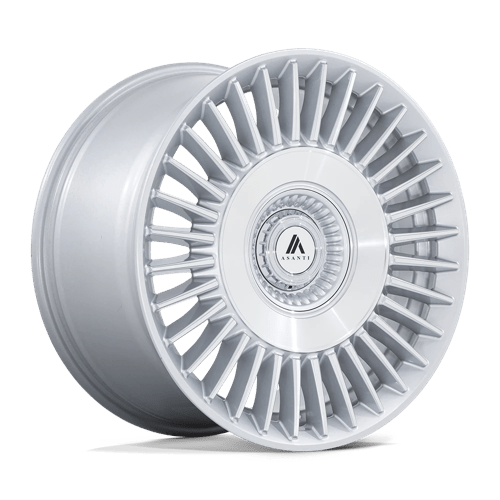 Asanti Black ABL-40 TIARA Gloss Silver Bright Mach Face | 20x10.5 | 5x112/4.5 | +40 | 72.56mm
