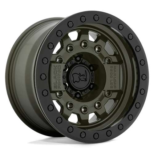 Black Rhino AVENGER BEADLOCK Olive Drab Green W/ Black Hardware | 17x8.5 | 5x5.0 | -32 | 71.5mm