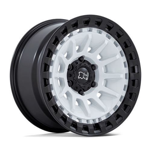 Black Rhino BARRAGE Gloss White On Matte Black | 18x9 | 6x5.5 | +0 | 106.1mm