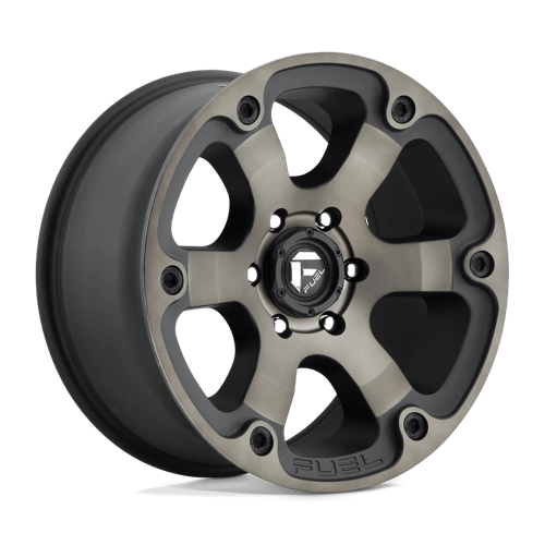 Fuel 1Pc D564 BEAST Matte Black Double Dark Tint | 18x9 | 6x5.5 | -12 | 108mm
