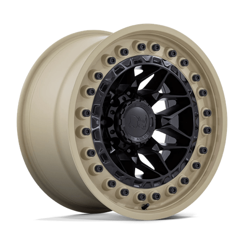 Black Rhino ALPHA Matte Black W/ Sand Lip | 17x9 | 6x5.5 | -12 | 106.1mm