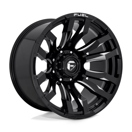 Fuel 1Pc D673 BLITZ Gloss Black Milled | 22x12 | 8x6.5 | -44 | 125.1mm
