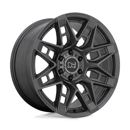 Black Rhino CAPROCK Matte Gunmetal | 18x9.5 | 6x5.5 | +12 | 112.1mm