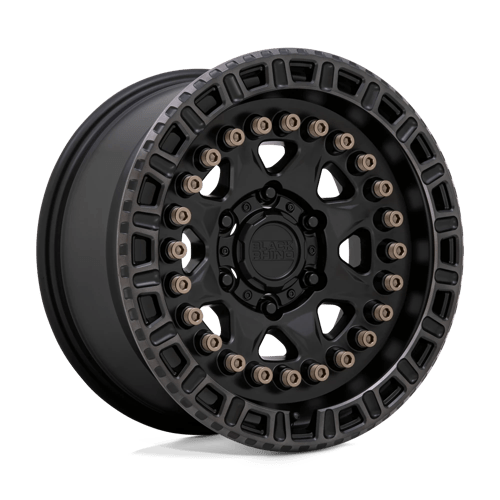 Black Rhino CARBINE Matte Black W/ Mach Tint Ring | 17x8.5 | 6x4.5 | +0 | 76.1mm