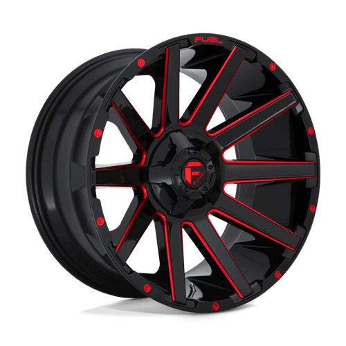 Fuel 1Pc D643 CONTRA Gloss Black Red Tinted Clear | 18x9 | 6x135/5.5 | +1 | 106.1mm