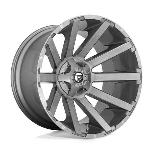 Fuel 1Pc D714 CONTRA PLATINUM Brushed Gun Metal Tinted Clear | 26x12 | 5x5.0/5.5 | -44 | 87.1mm