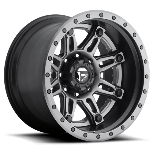 Fuel 2Pc D232 HOSTAGE Matte Gun Metal | 20x10 | 6x5.5 | -19 | 108mm