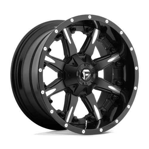 Fuel 2Pc D251 NUTZ Matte Black Milled | 20x10 | 5x5.0/5.5 | -19 | 87.1mm