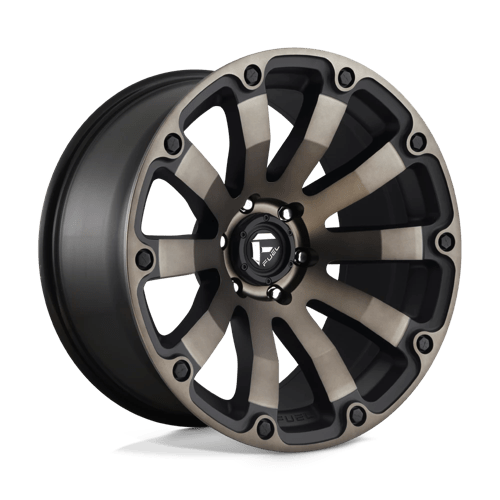 Fuel 1Pc D636 DIESEL Matte Black Double Dark Tint | 20x9 | 6x135 | +20 | 87.1mm
