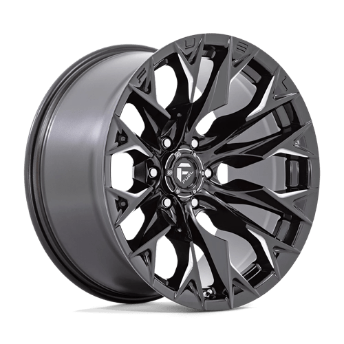 Fuel 1Pc D803 FLAME Gloss Black Milled | 24x12 | 5x5.0 | -44 | 71.5mm
