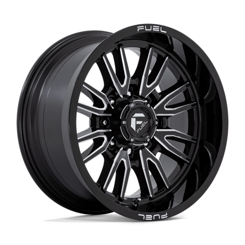 Fuel 1Pc D761 CLASH Gloss Black Milled | 20x10 | 8x180 | -18 | 124.2mm
