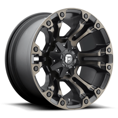 Fuel 1Pc D569 VAPOR Matte Black Double Dark Tint | 17x10 | 8x6.5 | -18 | 125.1mm