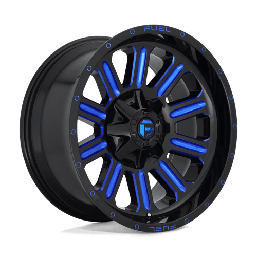 Fuel 1Pc D646 HARDLINE Gloss Black Blue Tinted Clear | 22x12 | 6x135/5.5 | -45 | 106.1mm
