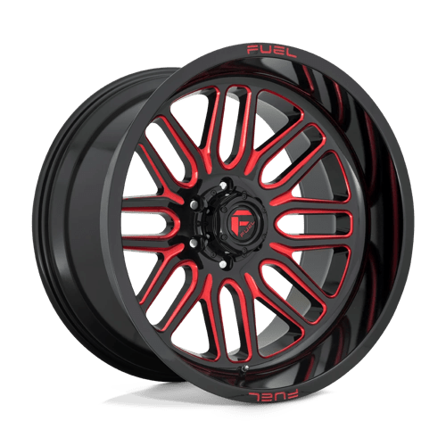 Fuel 1Pc D663 IGNITE Gloss Black Red Tinted Clear | 22x12 | 6x135 | -43 | 87.1mm