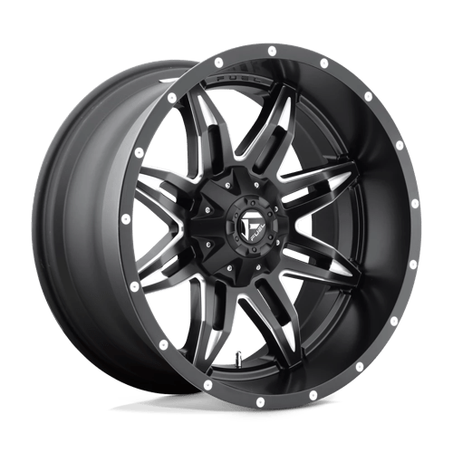 Fuel 1Pc D567 LETHAL Matte Black Milled | 20x12 | 5x4.5/5.0 | -44 | 78.1mm