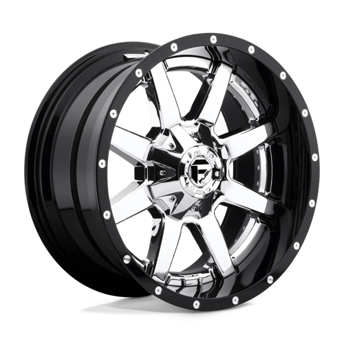 Fuel 2Pc D260 MAVERICK Chrome Plated Gloss Black Lip | 24x16 | 6x135/5.5 | -100 | 106.1mm