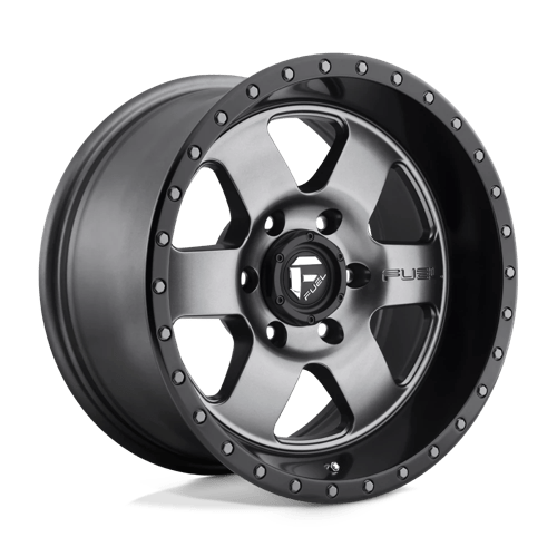 Fuel 1Pc D619 PODIUM Matte Gun Metal Black Bead Ring | 18x9 | 6x5.5 | +19 | 106.1mm