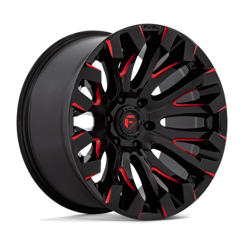 Fuel 1Pc D829 QUAKE Gloss Black Milled Red Tint | 20x10 | 5x5.0 | -18 | 71.5mm