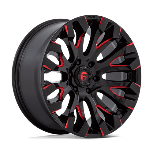 Fuel 1Pc D829 QUAKE Gloss Black Milled Red Tint | 20x9 | 6x135 | +1 | 87.1mm