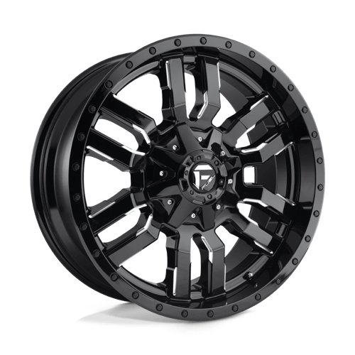 Fuel 1Pc D595 SLEDGE Gloss Black Milled | 18x9 | 6x135/5.5 | -12 | 106.1mm