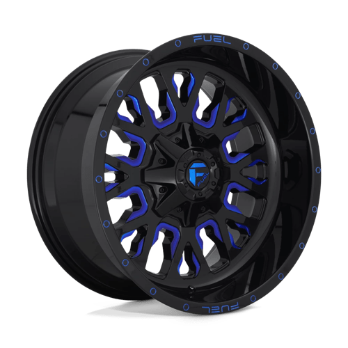 Fuel 1Pc D645 STROKE Gloss Black Blue Tinted Clear | 20x9 | 6x120/5.5 | +20 | 78.1mm