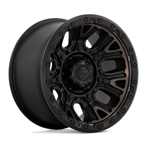 Fuel 1Pc D824 TRACTION Matte Black W/ Double Dark Tint | 20x10 | 5x5.5 | -18 | 78.1mm