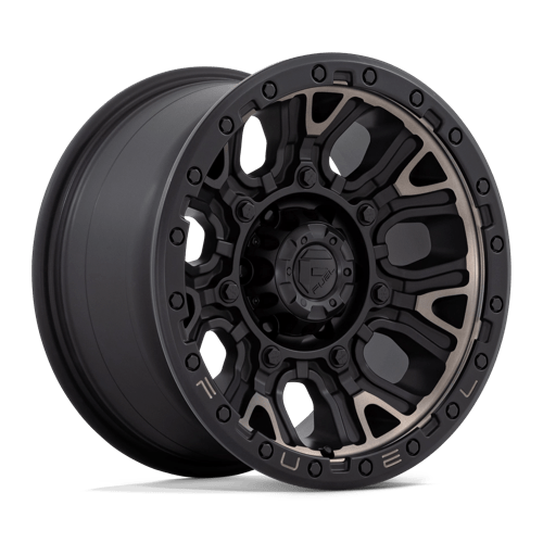 Fuel 1Pc D824 TRACTION Matte Black W/ Double Dark Tint | 17x9 | 6x135 | +1 | 87.1mm