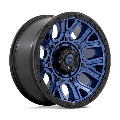 Fuel 1Pc D827 TRACTION Dark Blue W/ Black Ring | 20x9 | 8x6.5 | +1 | 125.1mm