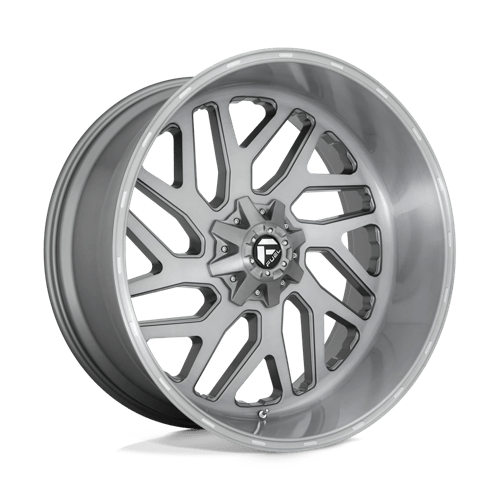 Fuel 1Pc D715 TRITON PLATINUM Brushed Gun Metal Tinted Clear | 26x12 | 8x180 | -44 | 124.2mm