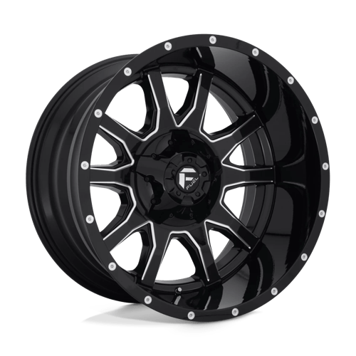 Fuel 1Pc D627 VANDAL Gloss Black Milled | 22x12 | 8x170 | -43 | 125.1mm