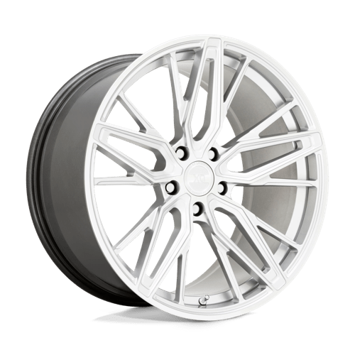 Xo ZURICH Hyper Silver W/ Mirror Cut Face | 20x9 | 5x4.25 | +35 | 72.1mm