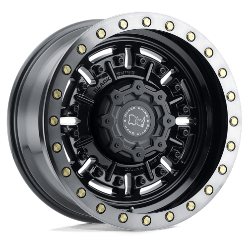 Black Rhino ABRAMS Gloss Gun Black W/ Machined Dark Tint | 20x9.5 | 5x5.0 | -18 | 71.5mm