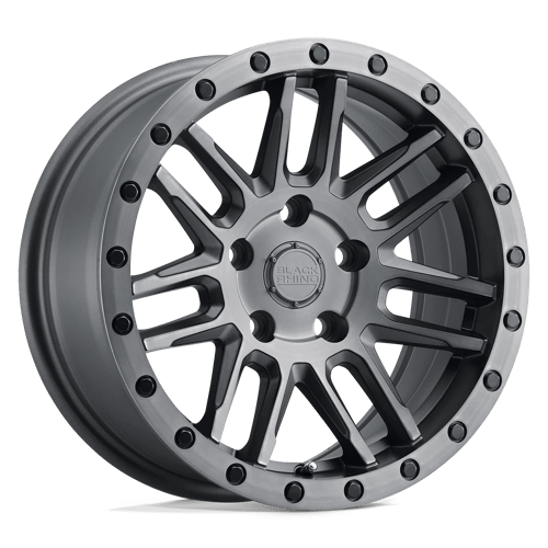 Black Rhino ARCHES Matte Brushed Gunmetal W/ Black Bolts | 17x9.5 | 6x135 | +12 | 87.1mm