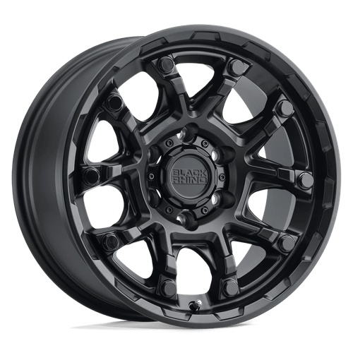 Black Rhino ARK Matte Black W/ Gloss Black Bolts | 17x8.5 | 5x5.0 | -18 | 71.5mm