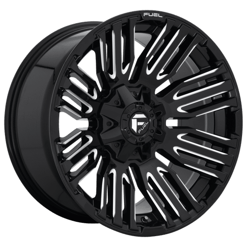 Fuel GLOSS BLACK MILLED 20x10 5x114.3