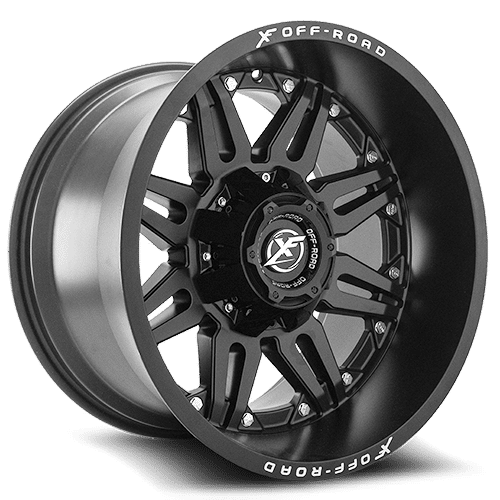 XF OFFROAD Matte Black 22x12 8x165.1