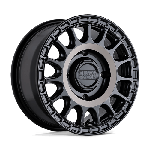 Black Rhino Powersports SANDSTORM UTV Semi Gloss Black W/ Machined Tint | 15x7 | 4x110 | +36 | 80.2mm