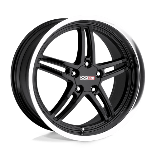 Cray SCORPION Gloss Black W/ Mirror Cut Lip | 19x10.5 | 5x4.75 | +65 | 70.3mm
