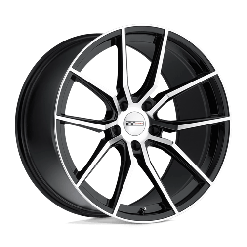 Cray SPIDER Gloss Black W/ Mirror Cut Face | 19x10 | 5x4.75 | +37 | 70.3mm