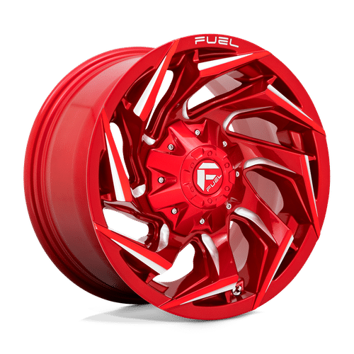 Fuel CANDY RED MILLED 24x12 6x139.7
