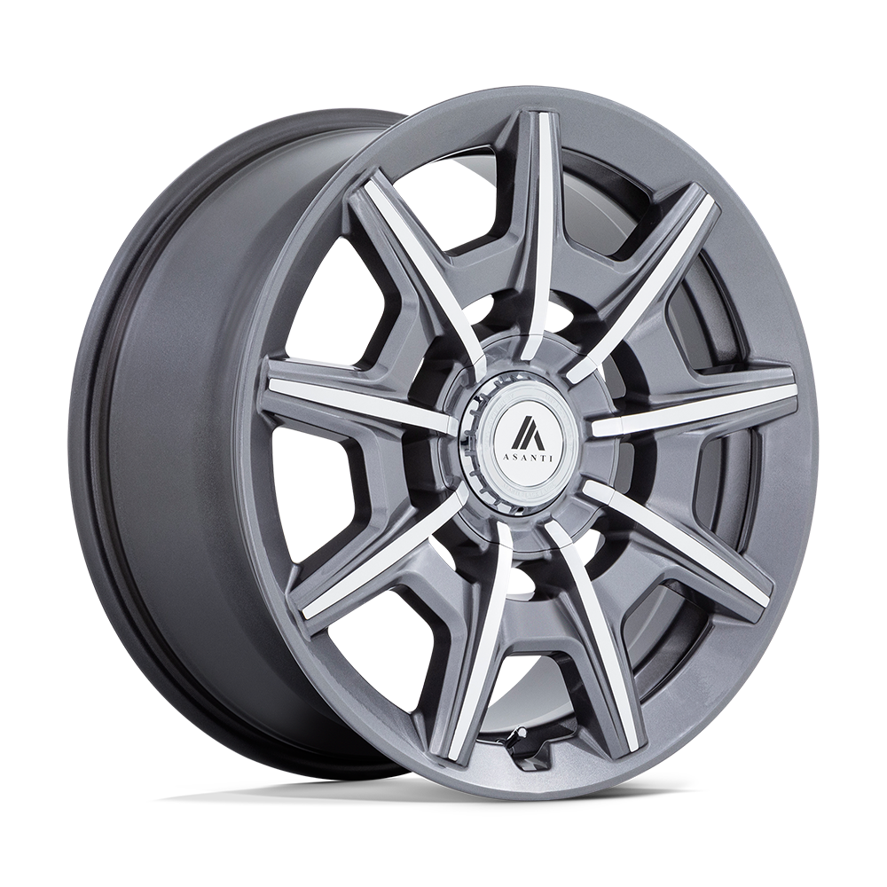 Asanti Black ABL-41 ESQUIRE Gloss Anthracite Bright Mach | 20x9 | 5x112/4.5 | +35 | 72.6mm