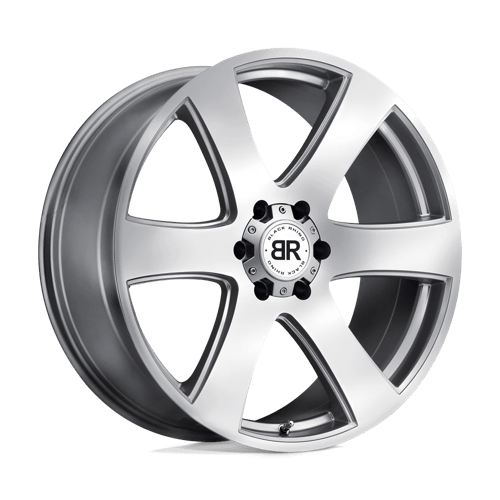 Black Rhino HAKA Silver W/ Machine Face | 22x9.5 | 6x135 | +30 | 87.1mm