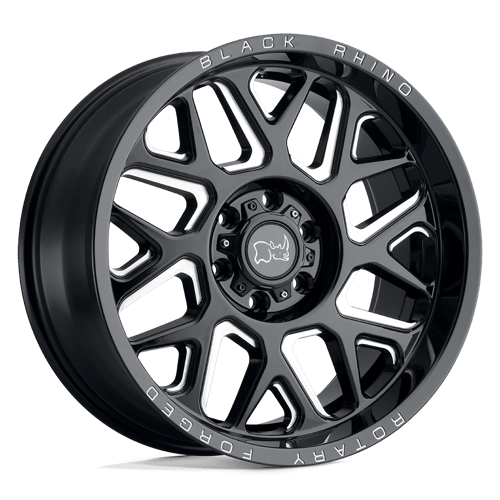Black Rhino REAPER Gloss Black & Milled | 20x11.5 | 6x5.5 | -44 | 112.1mm