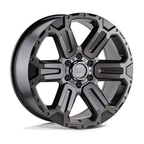 Black Rhino WANAKA Matte Gunmetal W/ Brushed Face & Gunmetal Tint | 18x9 | 6x5.5 | +12 | 112.1mm